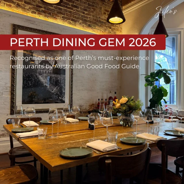We’re honoured to be featured in @ausgoodfood Perth dining gems article! 🎉🌟

Thrilled to be recognised among Perth’s top culinary experiences, and incredibly grateful to our amazing team and guests for their continued support.

🔗 Read the article [link in bio]